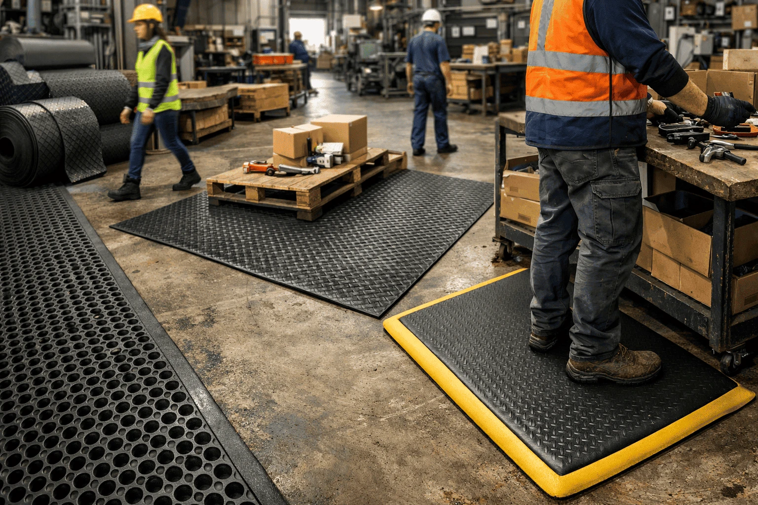 Rubber Matting for Safety, Durability, and Floor Protection in Busy Areas